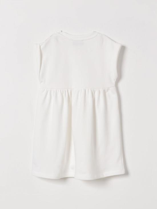 26SS [키즈] 모스키노 원피스 MDV0DFLCA86 10063 White - MOSCHINO