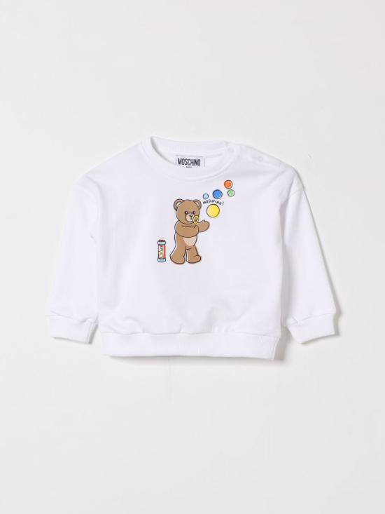 26SS [키즈] 모스키노 풀오버 MUF069LCA19 10101 White