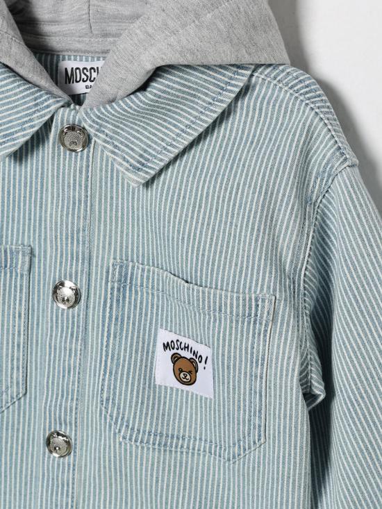 26SS [키즈] 모스키노 캐주얼 자켓 MUA00ALXE63 86816 White - MOSCHINO