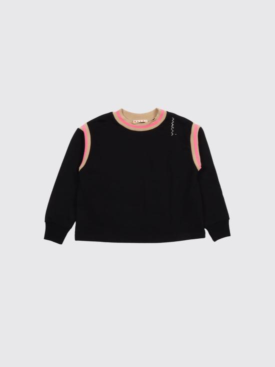 25FW [키즈] 마르니 풀오버 M01554M00V0 0M900 Black