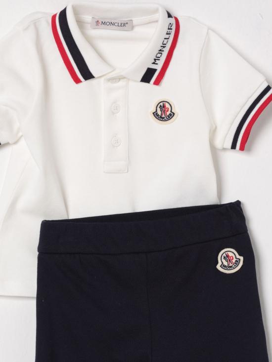 26SS [키즈] 몽클레어 오버롤 8M000158496F F07 White - MONCLER