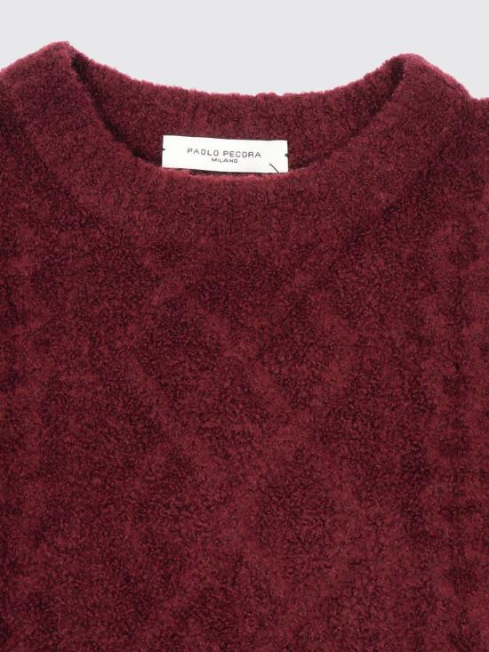 25FW [키즈] 파올로페코라 풀오버 PP4094 MOSTO Red - PAOLO PECORA