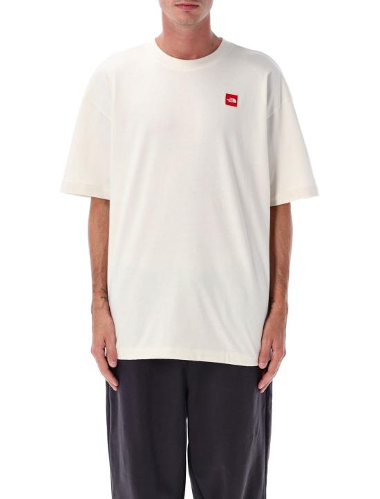  노스페이스 반팔 티셔츠 레드 박스 티셔츠 화이트