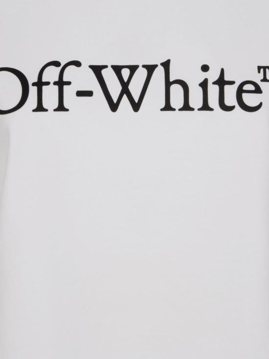 25FW 오프화이트 반팔 티셔츠 OWAA090C99JER004 0110 White - OFF WHITE