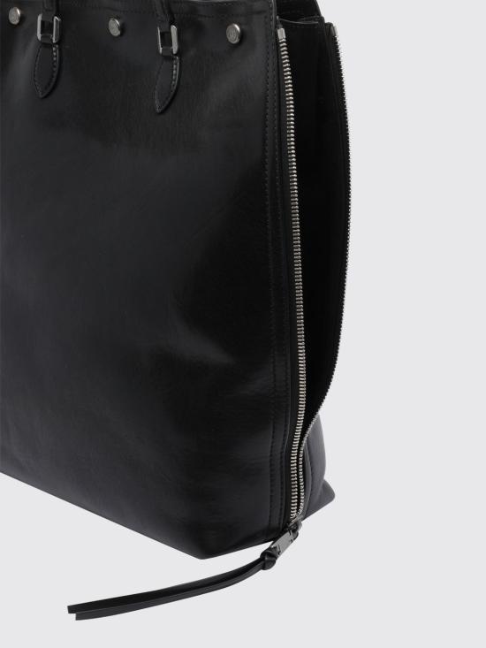 25FW 돌체앤가바나 아테네 레더 토트백 BM3093AH850 80999 Black - DOLCE & GABBANA