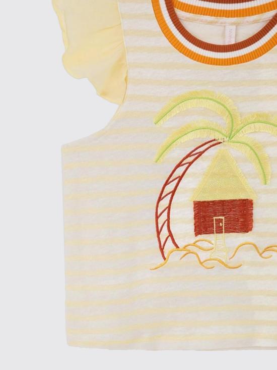 25FW [키즈] 짐머만 티셔츠 4153TSS255 YEST Multicolor - ZIMMERMANN