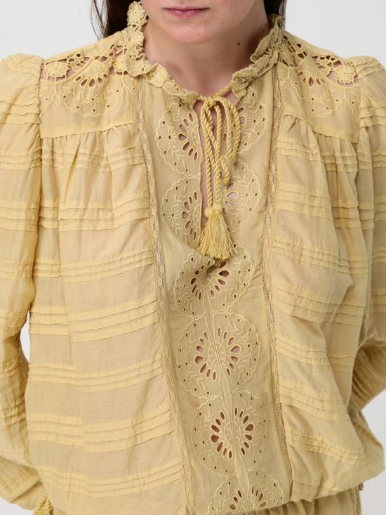 26SS 이자벨마랑에뚜왈 롱 원피스 RO0952FAD1J05E 10LC Yellow - ISABEL MARANT ETOILE