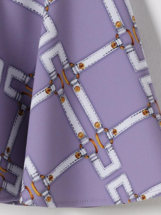 26SS [키즈] 엘리자베타프랜치 스커트 EGGO0550GAE01 8125 Lilac - ELISABETTA FRANCHI