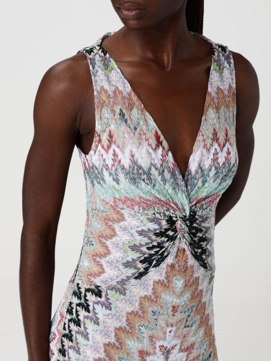 26SS 미소니 롱 원피스 DS26SG1SBR014Z SM9Y4 White - MISSONI