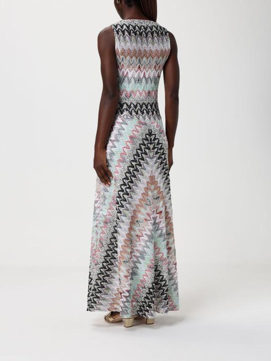 26SS 미소니 롱 원피스 DS26SG1SBR014Z SM9Y4 White - MISSONI