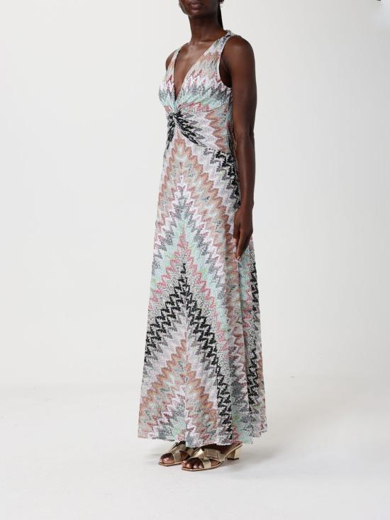 26SS 미소니 롱 원피스 DS26SG1SBR014Z SM9Y4 White - MISSONI