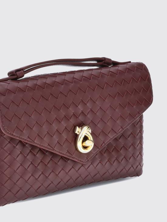 26SS 보테가베네타 노트 락 크로스바디백 817191V08Z0 2250 Burgundy - BOTTEGA VENETA