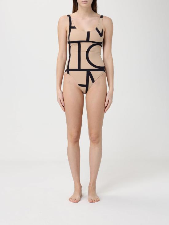 26SS 토템 모노그램 원피스 수영복 213842795 910 Beige