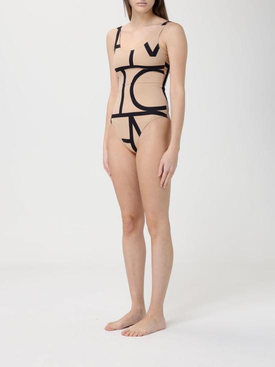 26SS 토템 모노그램 원피스 수영복 213842795 910 Beige - TOTEME