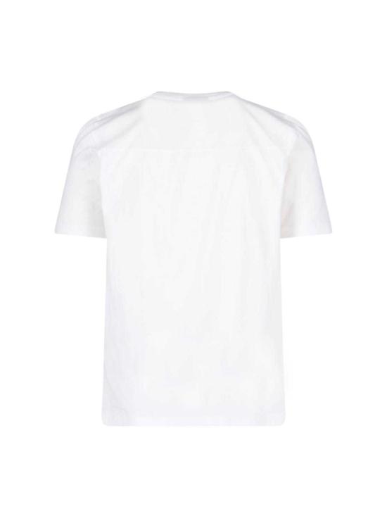  디스퀘어드2 반팔 티셔츠 Dsquared2 로고 티셔츠 탑 화이트 - DSQUARED2