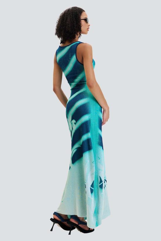  피에이치5 롱 원피스 Ph5 니키 윈도우 프린트 탱크 드레스 - PH5