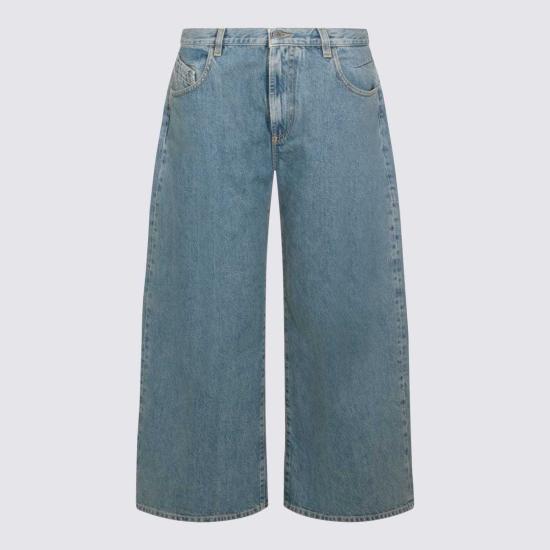  디 아티코 숏팬츠 아티코 블루 코튼 진 블루