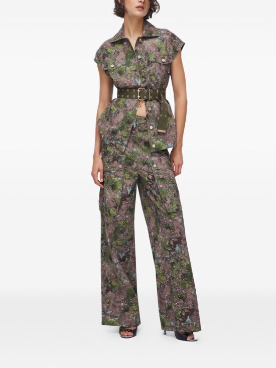 26SS 리우조 베스트 WA6341 T433AP9360 Dark olive - LIU JO