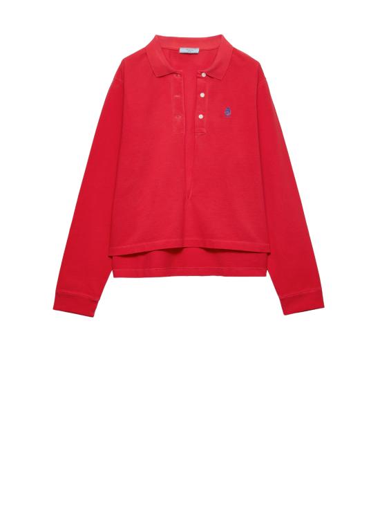 26SS 프라다 폴로 티셔츠 39669R S OOO 19OVF0011 Red