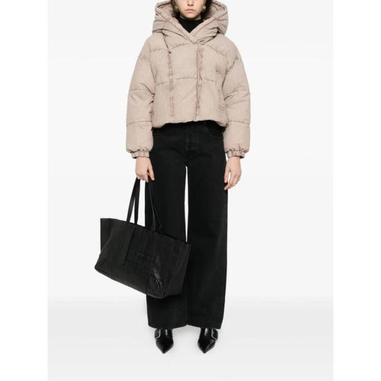  디젤 봄버 자켓 다운 재킷 뉴트럴 컬러 - DIESEL