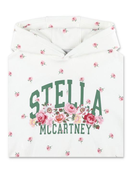  [키즈] 스텔라 맥카트니 풀오버 스텔라 매카트니 아동용 플로럴 프린트 후드티 (화이트) - STELLA MCCARTNEY