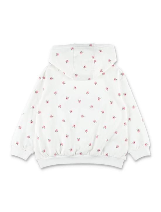  [키즈] 스텔라 맥카트니 풀오버 스텔라 매카트니 아동용 플로럴 프린트 후드티 (화이트) - STELLA MCCARTNEY