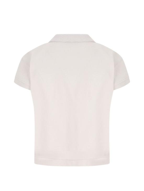  발렌시아가 반팔 티셔츠 코튼 폴로 셔츠 화이트 - BALENCIAGA