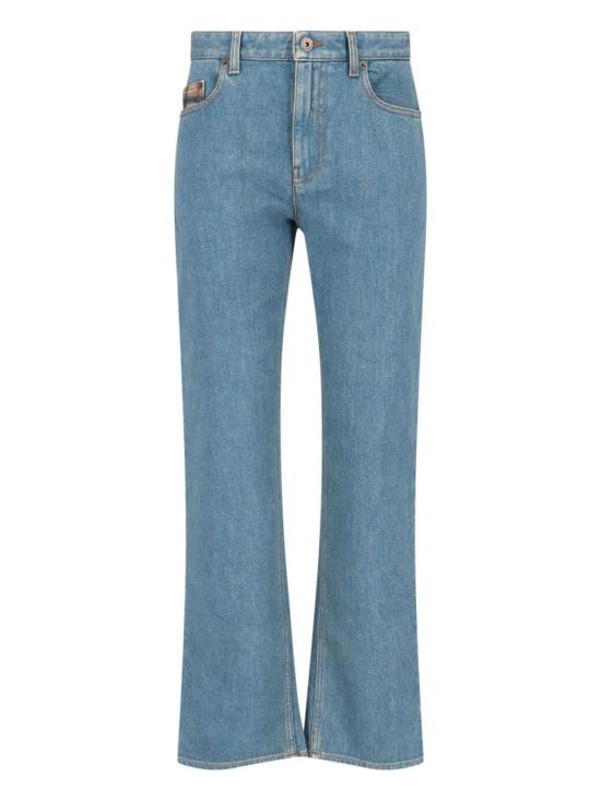  버버리 데님 팬츠 부츠컷 청바지 블루