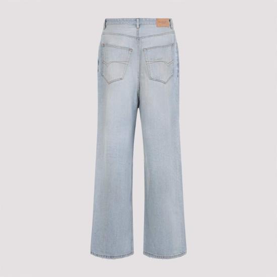  발렌시아가 스트레이트 팬츠 배기 팬츠 라이트 블루 - BALENCIAGA