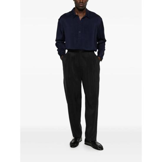  조르지오 아르마니 스트레이트 팬츠 블랙 팬츠 - GIORGIO ARMANI