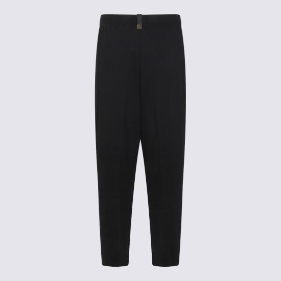  파비아나 필리피 팬츠 Fabiana Filippi 네이비 코튼  블루 - FABIANA FILIPPI