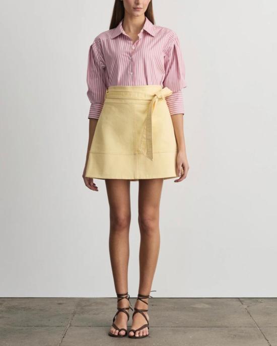  타냐 테일러 숏 스커트 코트니 스커트 버터 - TANYA TAYLOR