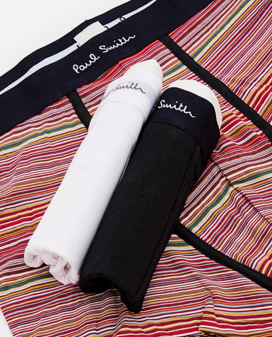  폴 스미스 팬티 트렁크 3팩 믹스 사인  멀티컬러 - PAUL SMITH