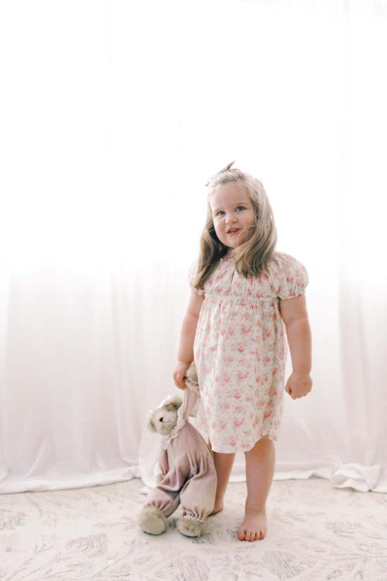  [키즈] Piper&Cloth 원피스 파이퍼앤클로스 키즈 케네디 드레스 핑크 블로섬스 - PIPER&CLOTH