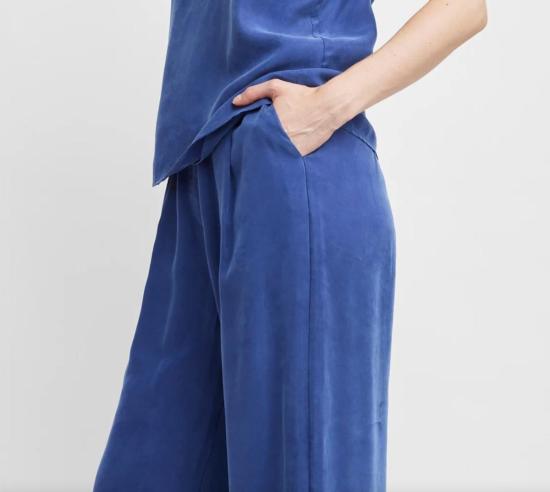  Self Contrast 스트레이트 팬츠 셀프 컨트라스트 캐롤라인 팬츠 블루 - OTHER BRANDS