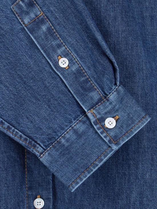  발렌티노 가라바니 데님 셔츠 발렌티노 V골드 셔츠 블루 - VALENTINO GARAVANI