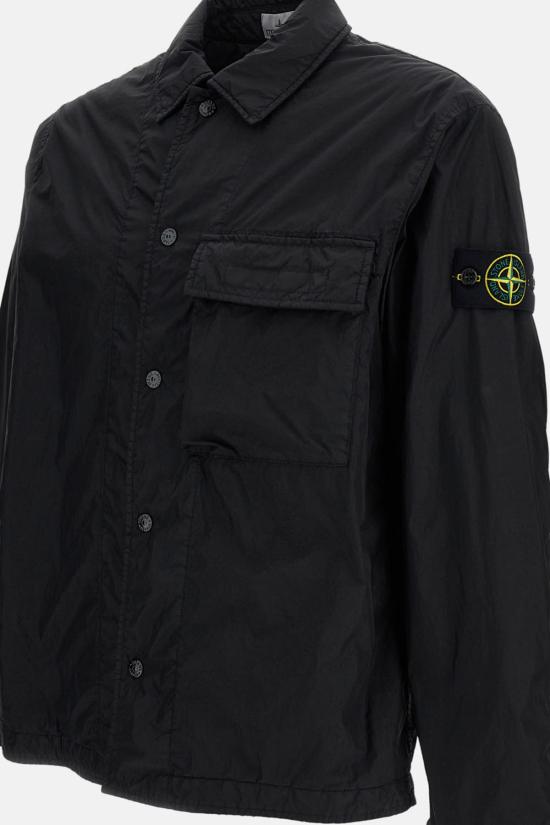  스톤 아일랜드 패딩 라이트  재킷 블랙 - STONE ISLAND