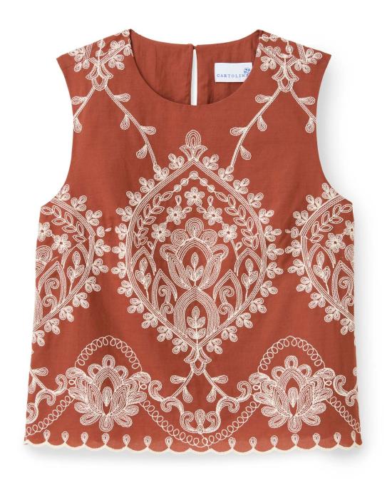  카르톨리나 블라우스 린다 탑 - CARTOLINA