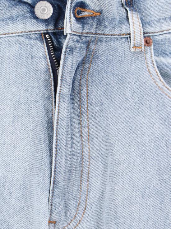  MM6 메종마르지엘라 데님 팬츠 Mm6 메종 마르지엘라 스트레이트 진 라이트 블루 - MM6 MAISON MARGIELA