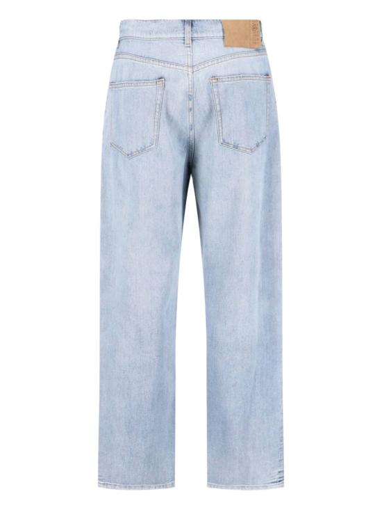  MM6 메종마르지엘라 데님 팬츠 Mm6 메종 마르지엘라 스트레이트 진 라이트 블루 - MM6 MAISON MARGIELA