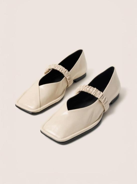  알로하스 플랫 슈즈 라우탄 크림 발레 플랫