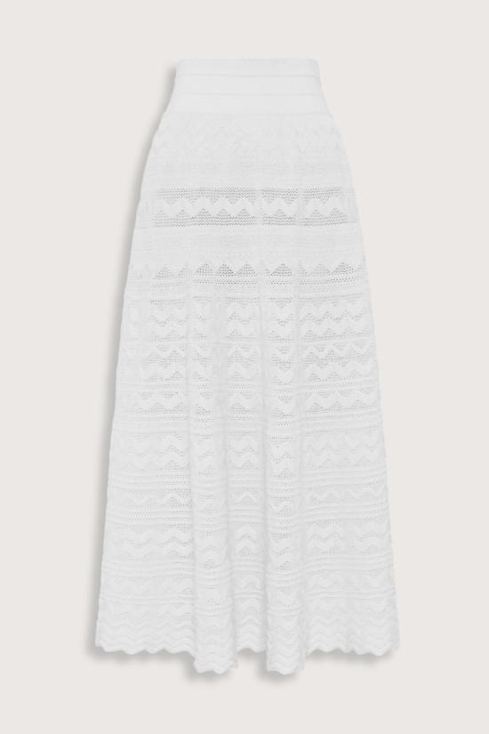  몰리 미디 스커트 디바 포인텔 스커트 밀크