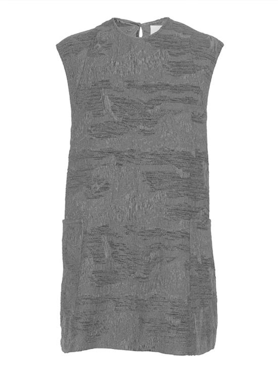  헨릭 빕스코브 숏 원피스 Henrik Vibskov 다트 민소매 드레스 Fishes 블랙