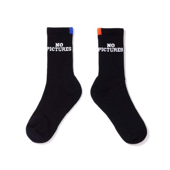  큘 양말 쿨레 노 픽처스 블랙