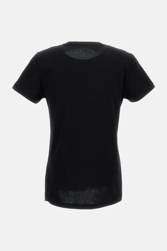  몽클레어 반팔 티셔츠 크루넥 티셔츠 블랙 - MONCLER