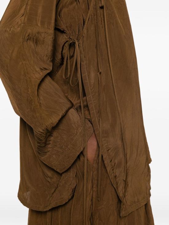  우마 왕 민소매 티셔츠 타네샤 탑 카멜 - UMA WANG