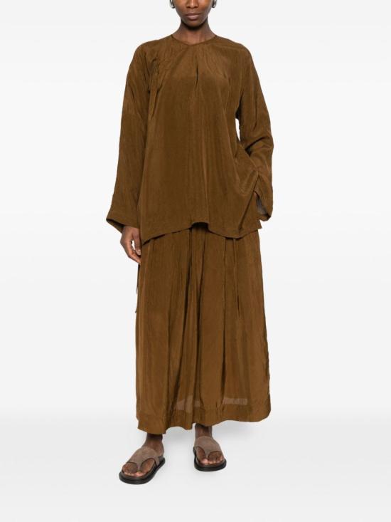  우마 왕 민소매 티셔츠 타네샤 탑 카멜 - UMA WANG