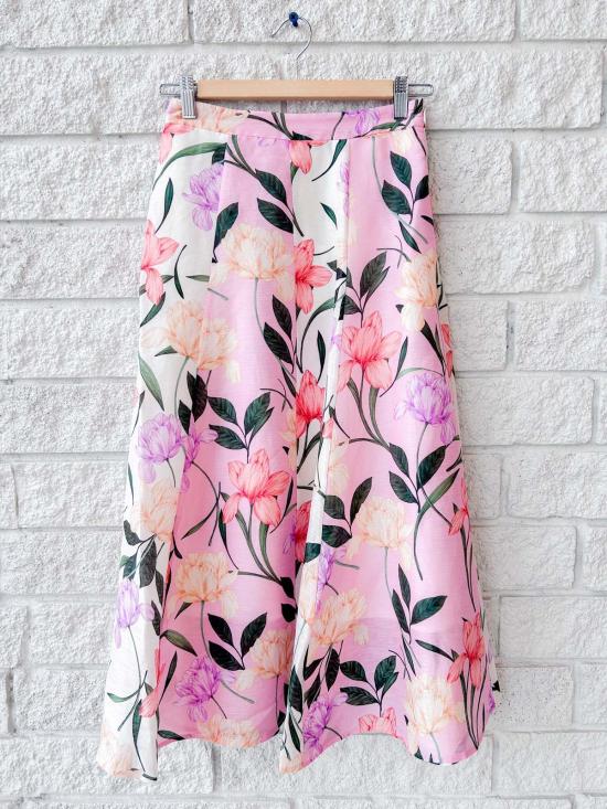  크리스티 린 미디 스커트 네이트 스커트 멀티 자르딘