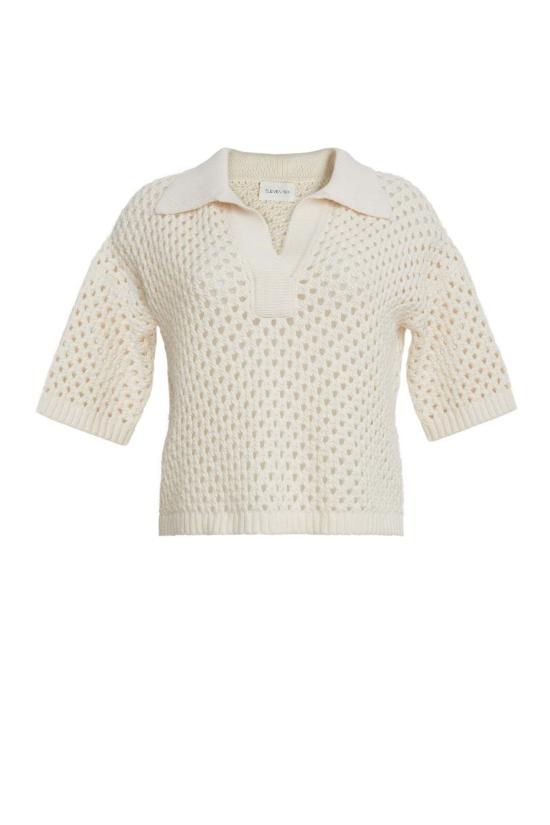  ELEVEN SIX 반팔 티셔츠 일레븐 식스 니나 폴로 아이보리 - OTHER BRANDS