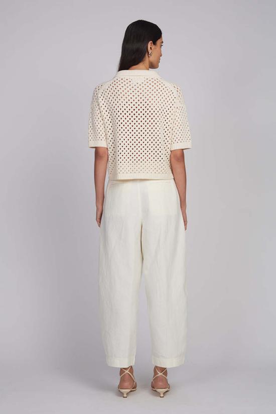  ELEVEN SIX 반팔 티셔츠 일레븐 식스 니나 폴로 아이보리 - OTHER BRANDS